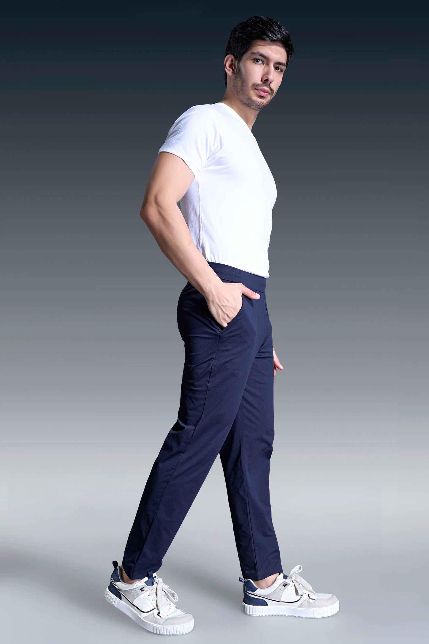 Teal Navy - Perfect Track Pant