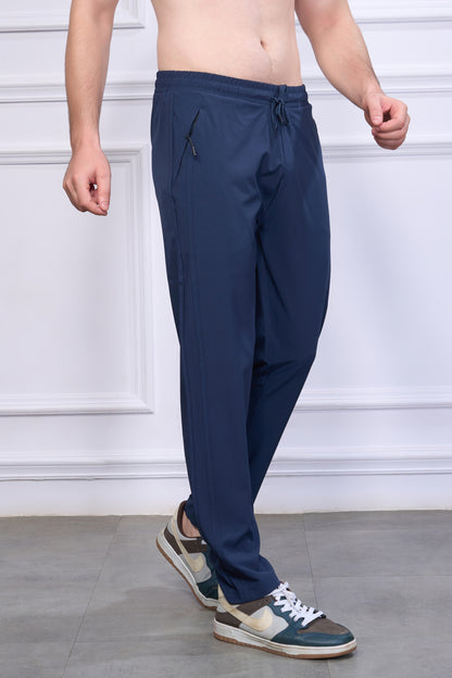 Drawstring Teal Navy 365 Track Pant