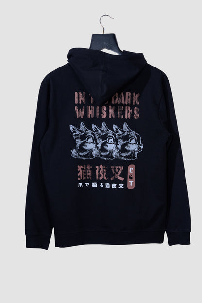 Black Whiskers - Full Sleeve Hoodie