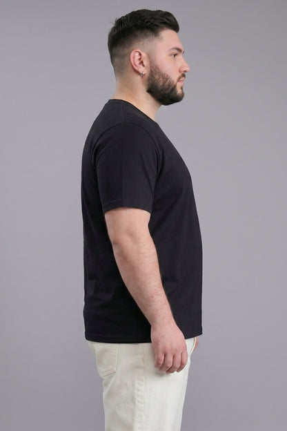 Black Cotton IQ Basics Plus Size
