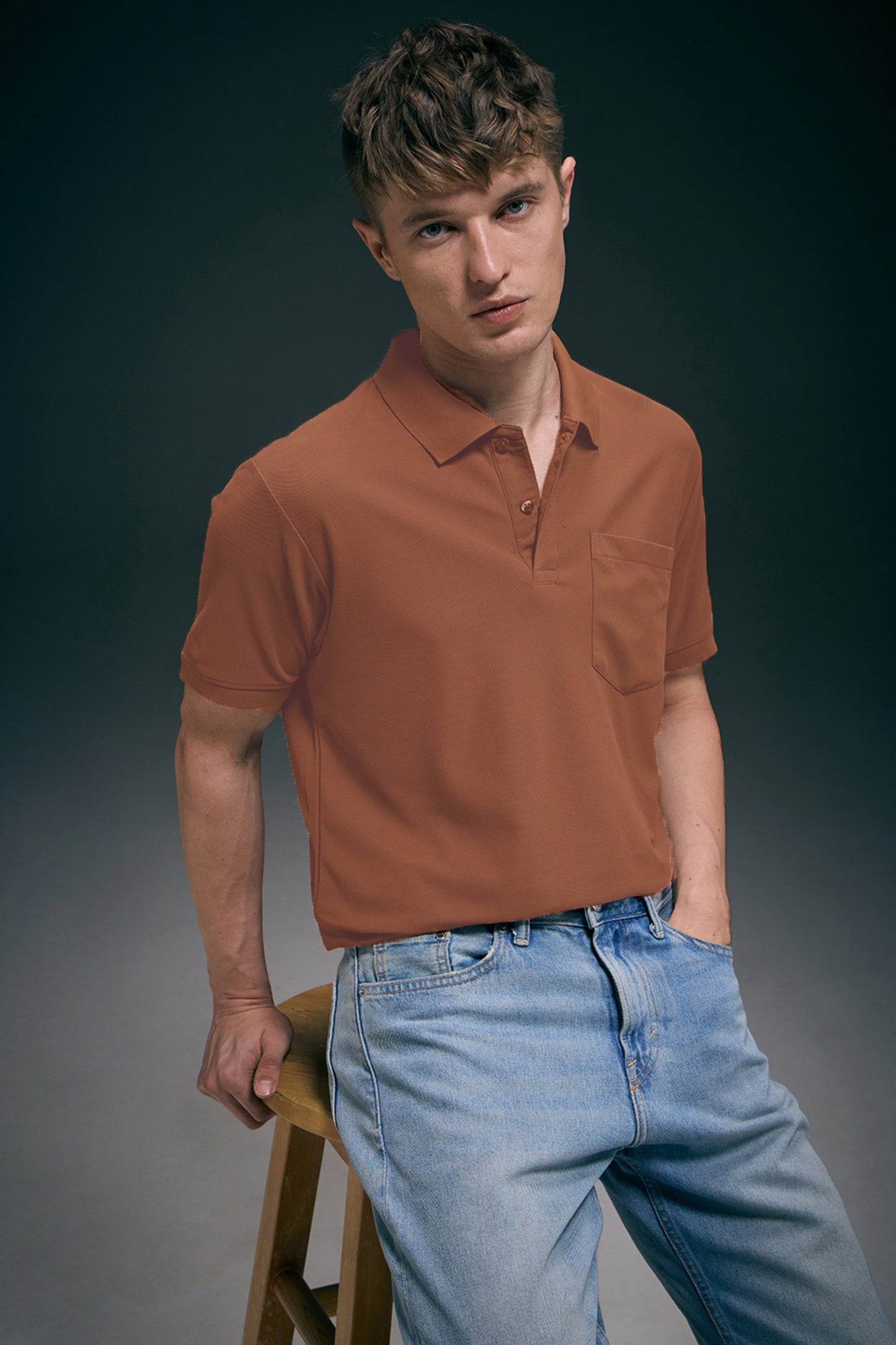 Rust - Smart Tech Pocket Polo