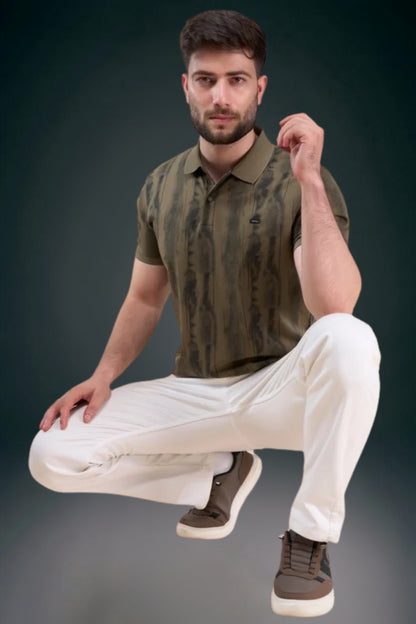 Olive Grove - Aurelis Aop Polo T-shirt