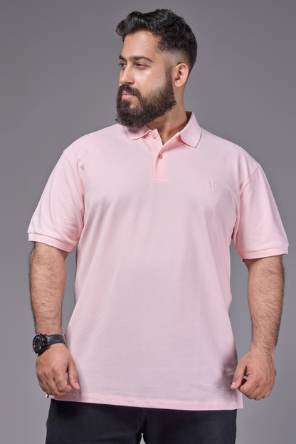 Flamingo - Cotton Pique Polo Plus Size