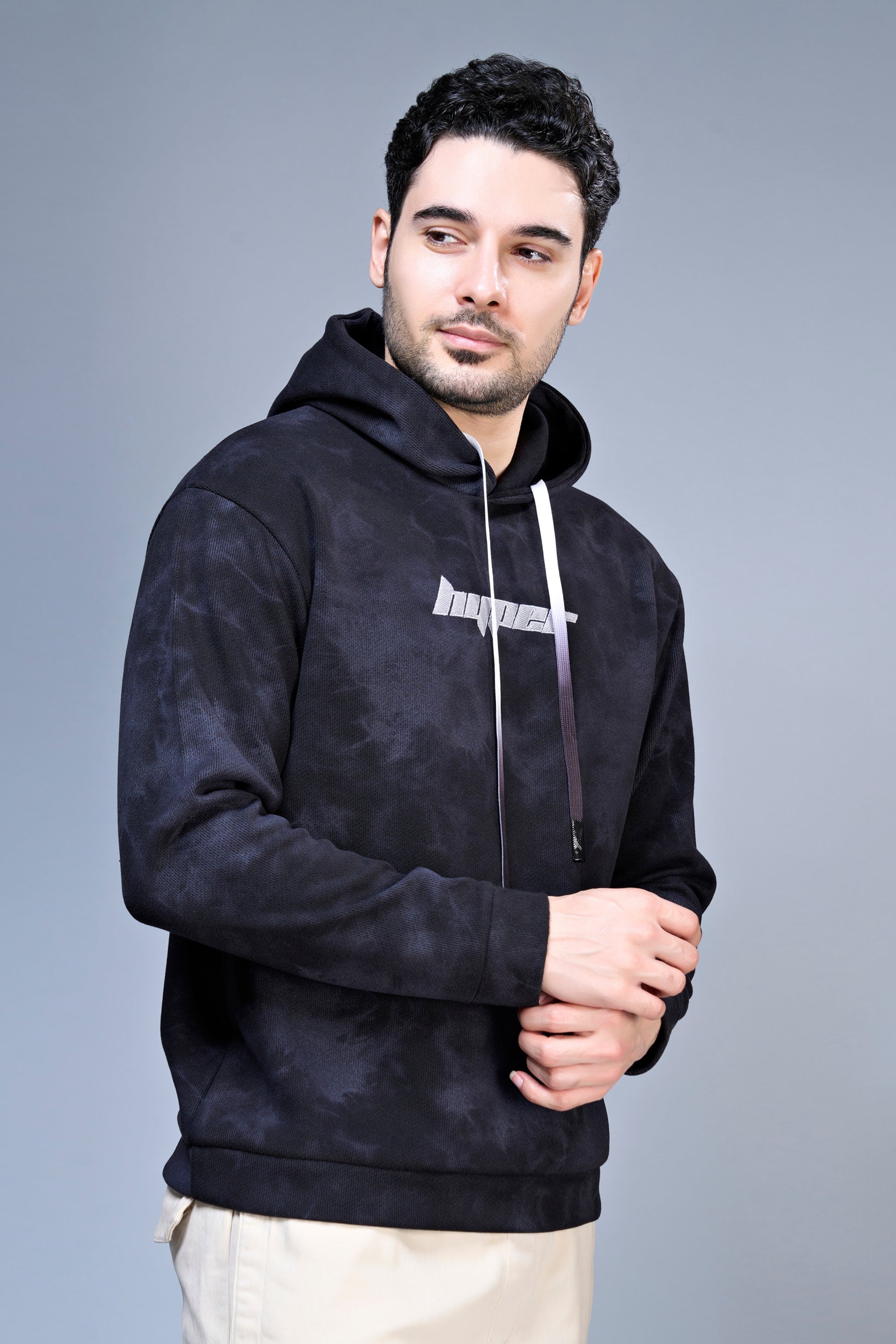 Black - Smoky Hoodie Hoodies Maxzone Clothing M