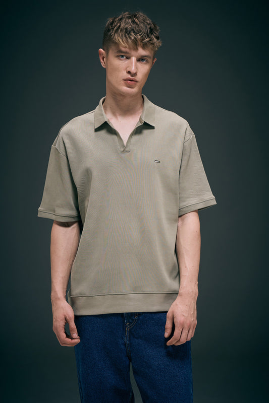 Old Money Knit Polo - Dollar Bill Polo T-SHIRT Maxzone Clothing