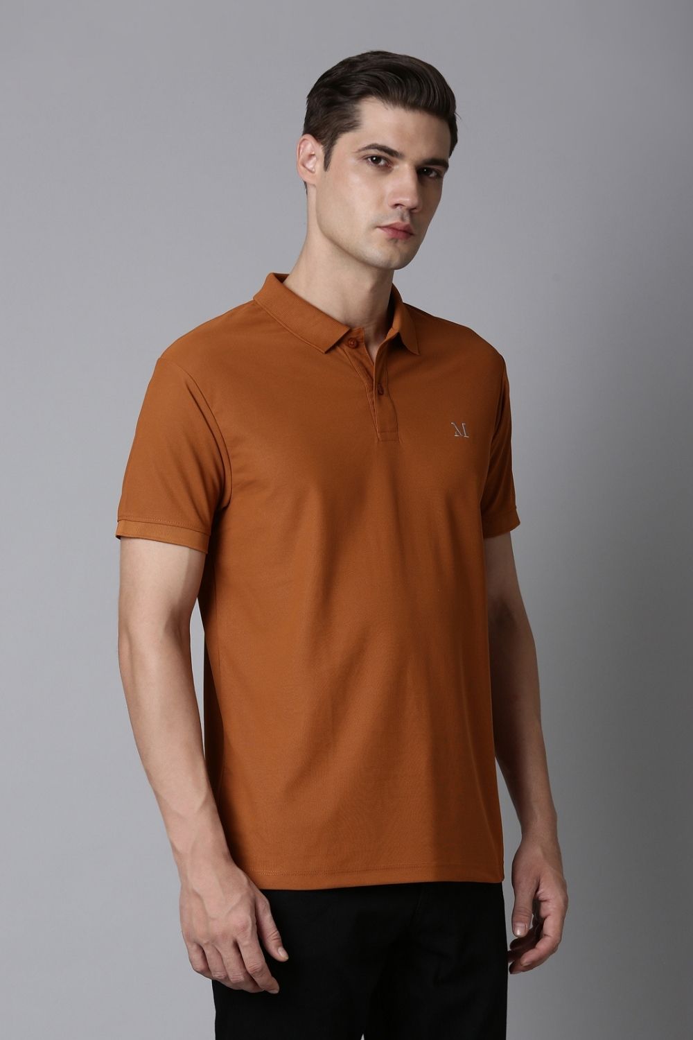 Smart tech polo - Caramel Polo T-SHIRT Maxzone Clothing   