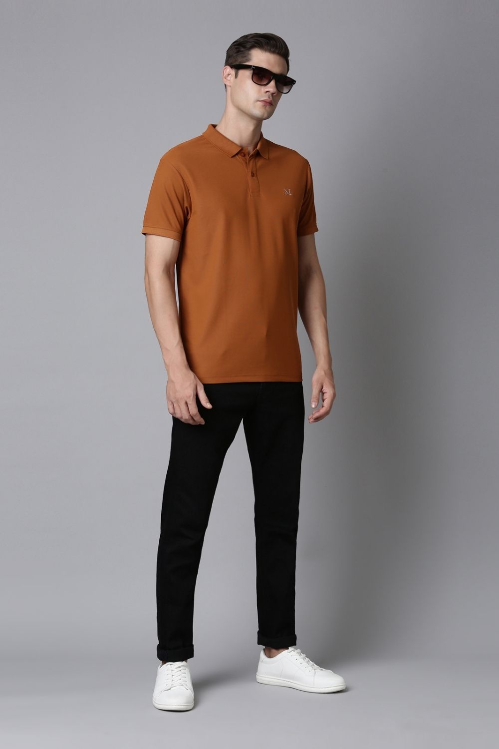 Smart tech polo - Caramel Polo T-SHIRT Maxzone Clothing   