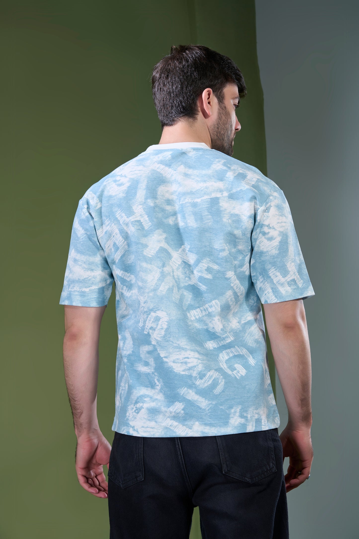 Cool Blue - Aop Core Oversize T-shirt