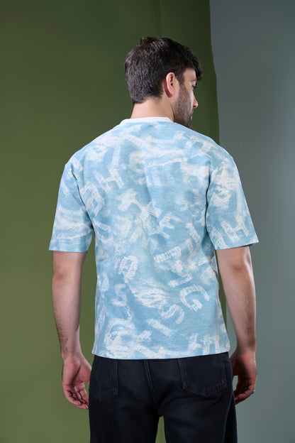 Cool Blue - Aop Core Oversize T-shirt