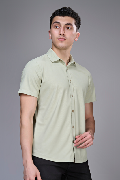 Spring Green Smart Tech Shirt Shirts Maxzone Clothing   