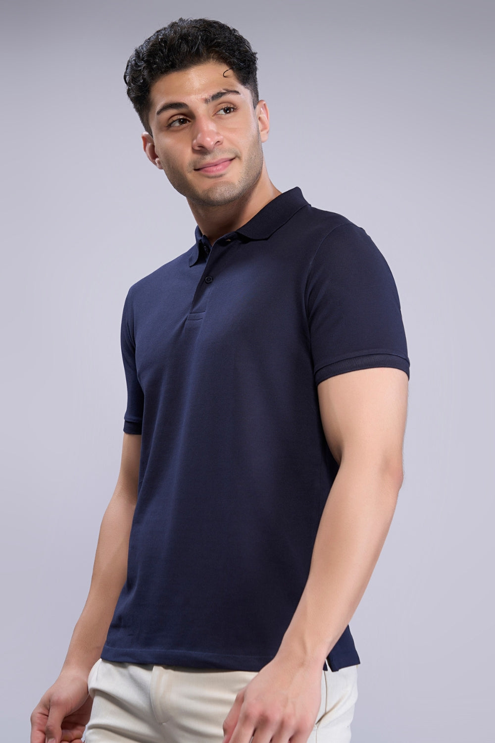 Teal Navy - Zyric Polo