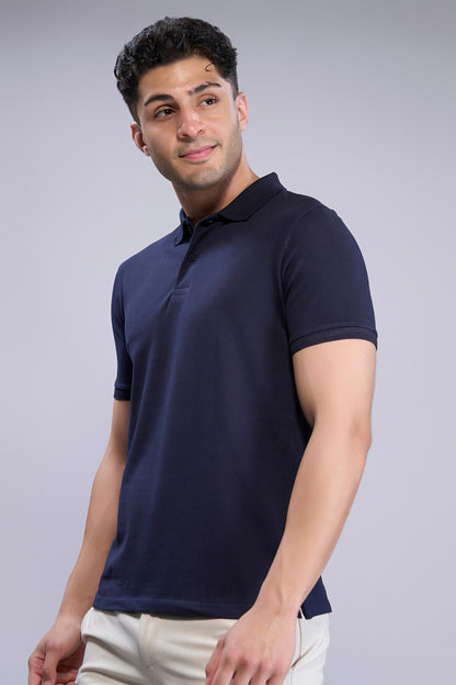 Teal Navy - Zyric Polo