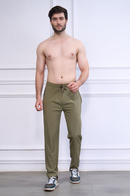 Drawstring Olive Green 365 Track Pant
