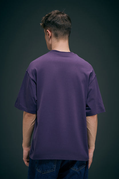 Rich Violet - Oversized drop shoulder Oversized Maxzone Clothing