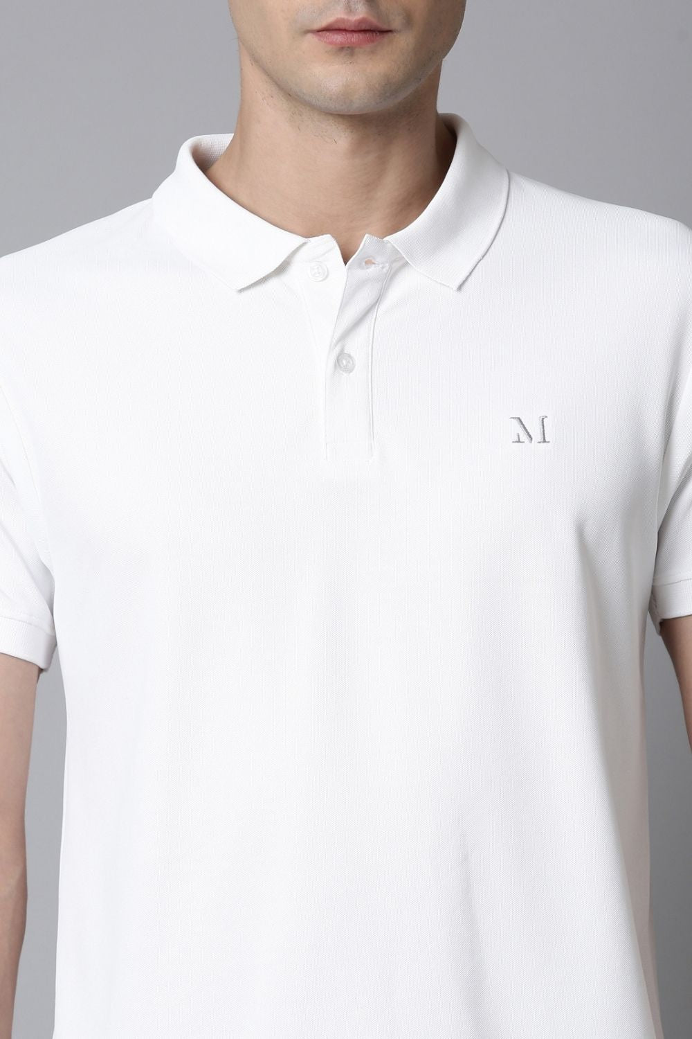 Smart tech polo - White Polo T-SHIRT Maxzone Clothing   