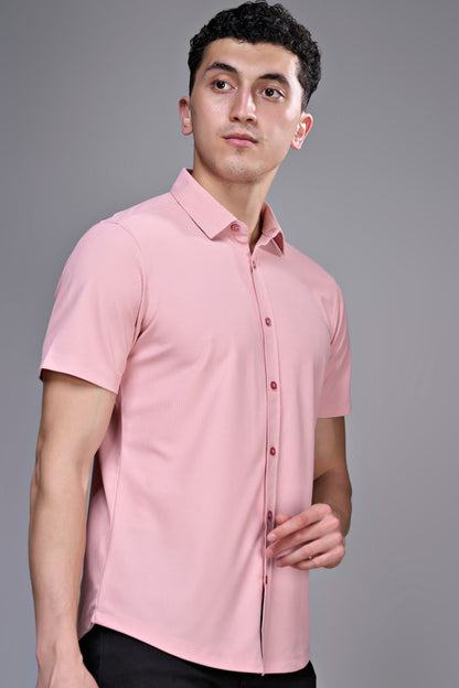 Mauve Smart Tech Shirt Shirts Maxzone Clothing   