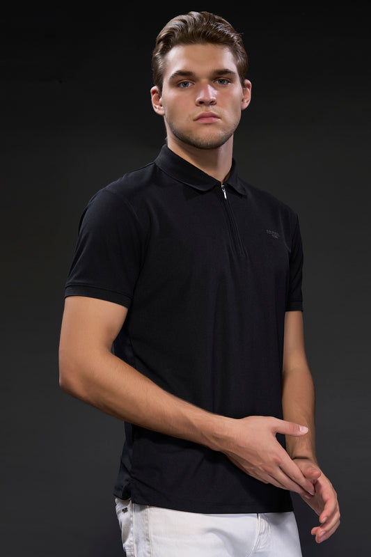 Black 365 Days Y2K Polo T-shirt