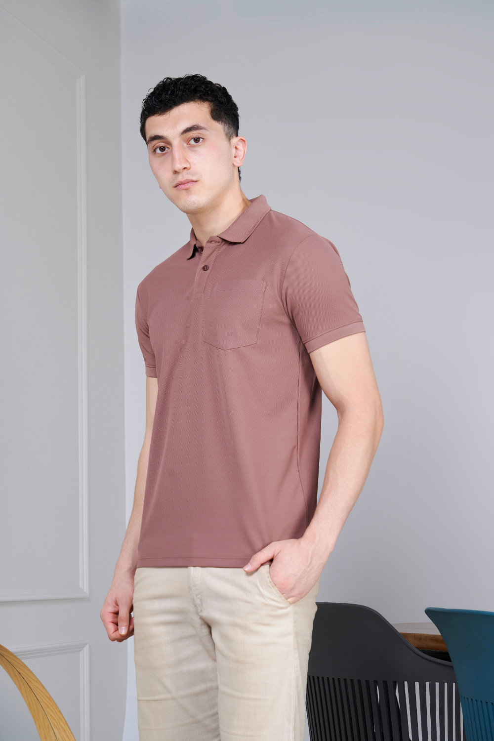 Complementory Pocket + Polo Combo T-shirts Maxzone Clothing   