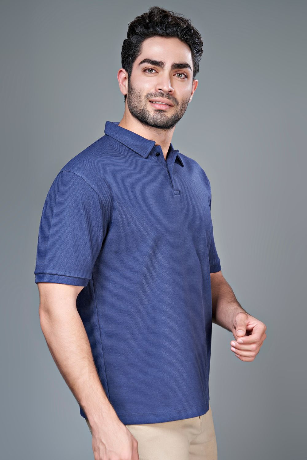 Crafted Polo - Air Blue  Maxzone Clothing   