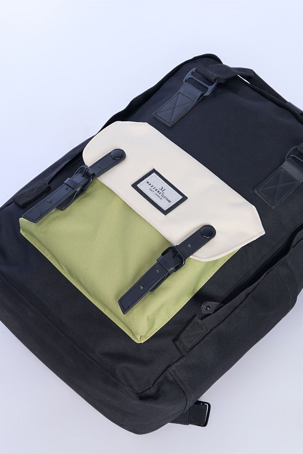 White-Green Bagpack  Maxzone Clothing   