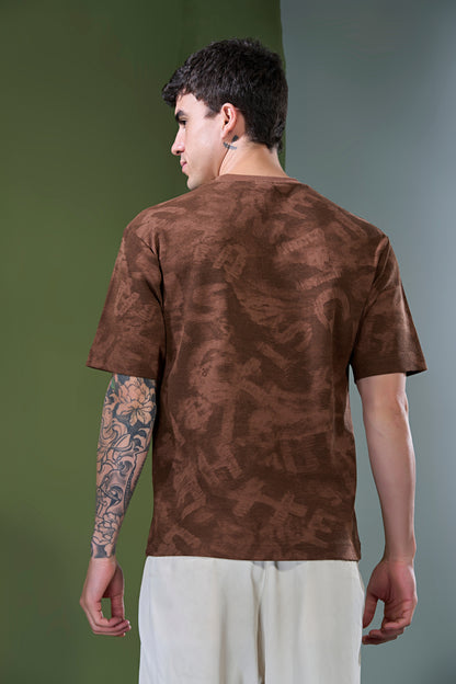 Teak - Aop Core Oversize T-shirt