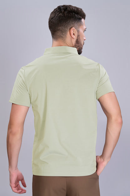 Light Green - Stitchless Polo T-shirt