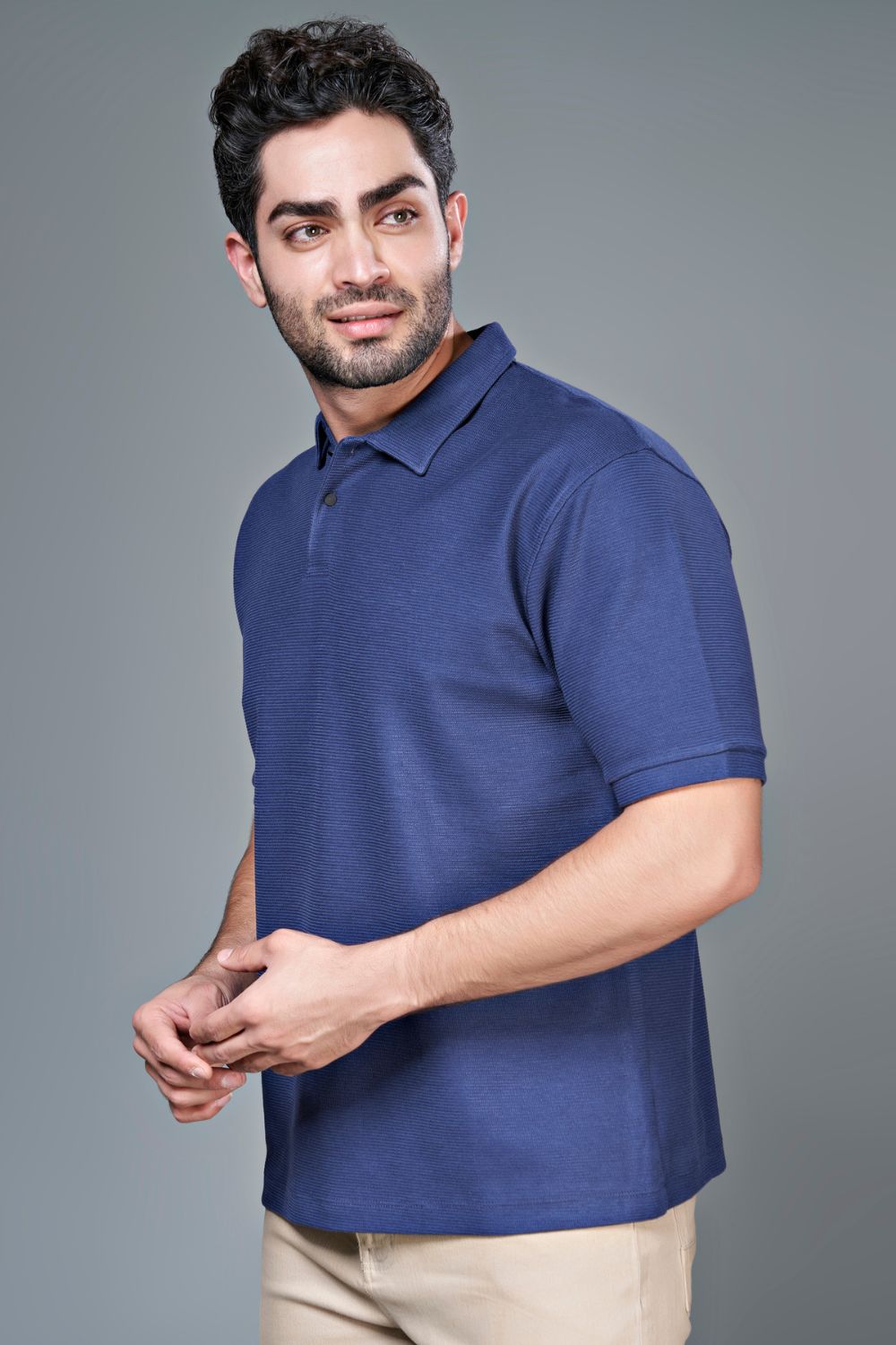 Crafted Polo - Air Blue  Maxzone Clothing   