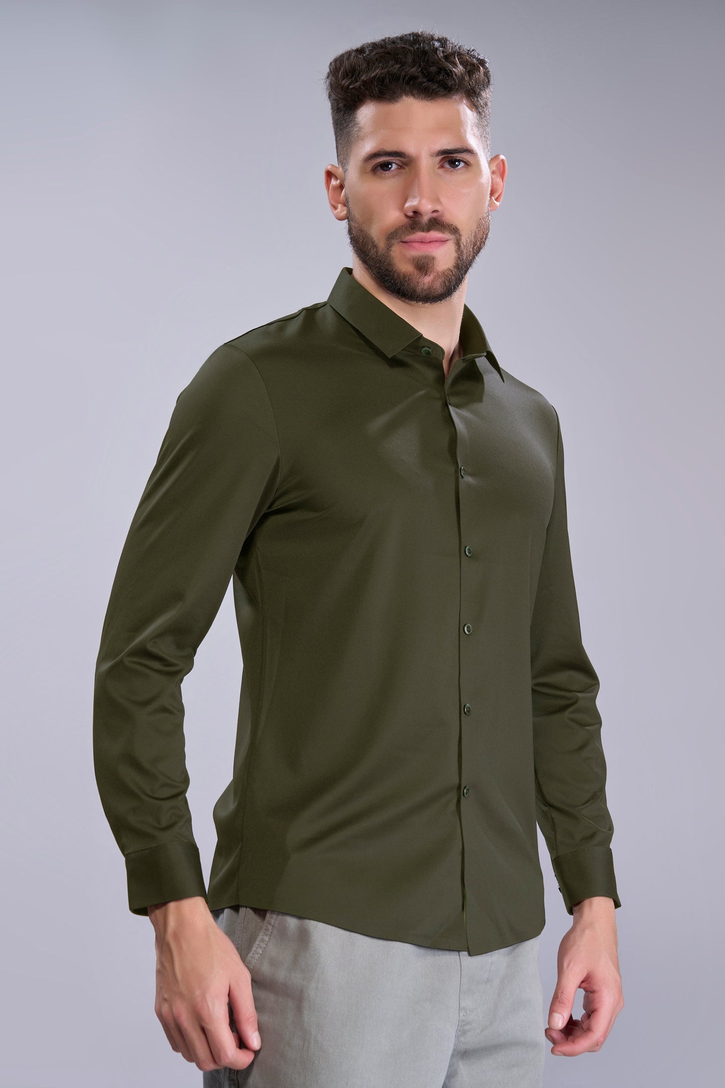 Peacock Green - Stitchless Shirt