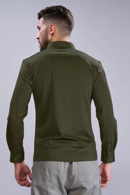 Peacock Green - Stitchless Shirt
