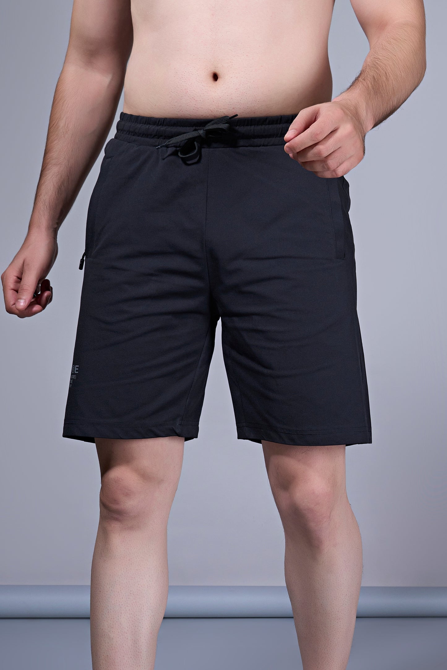 Black - 365 Shorts With Side Zip Pocket