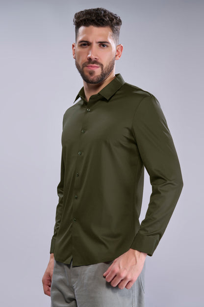 Peacock Green - Stitchless Shirt