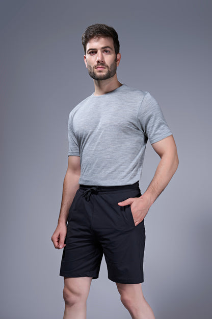 Black - 365 Shorts With Side Zip Pocket