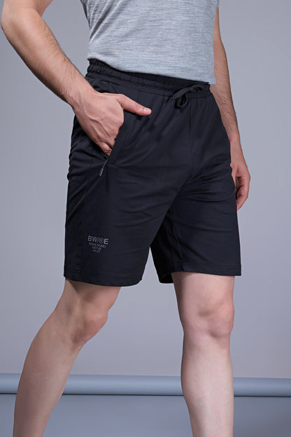 Black - 365 Shorts With Side Zip Pocket