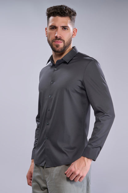 Dark Grey - Stitchless Shirt