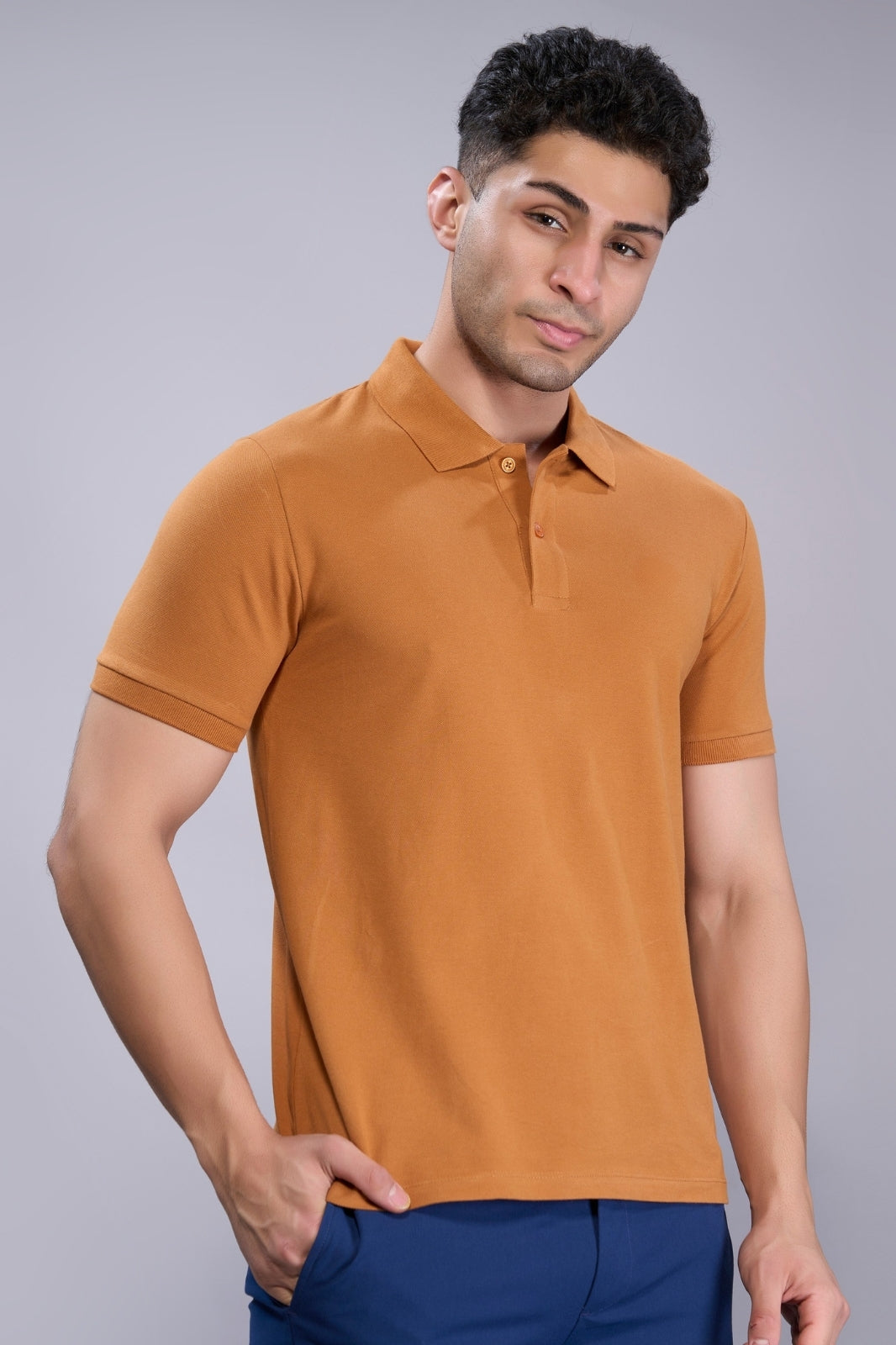 Burnt Orange - Zyric Polo