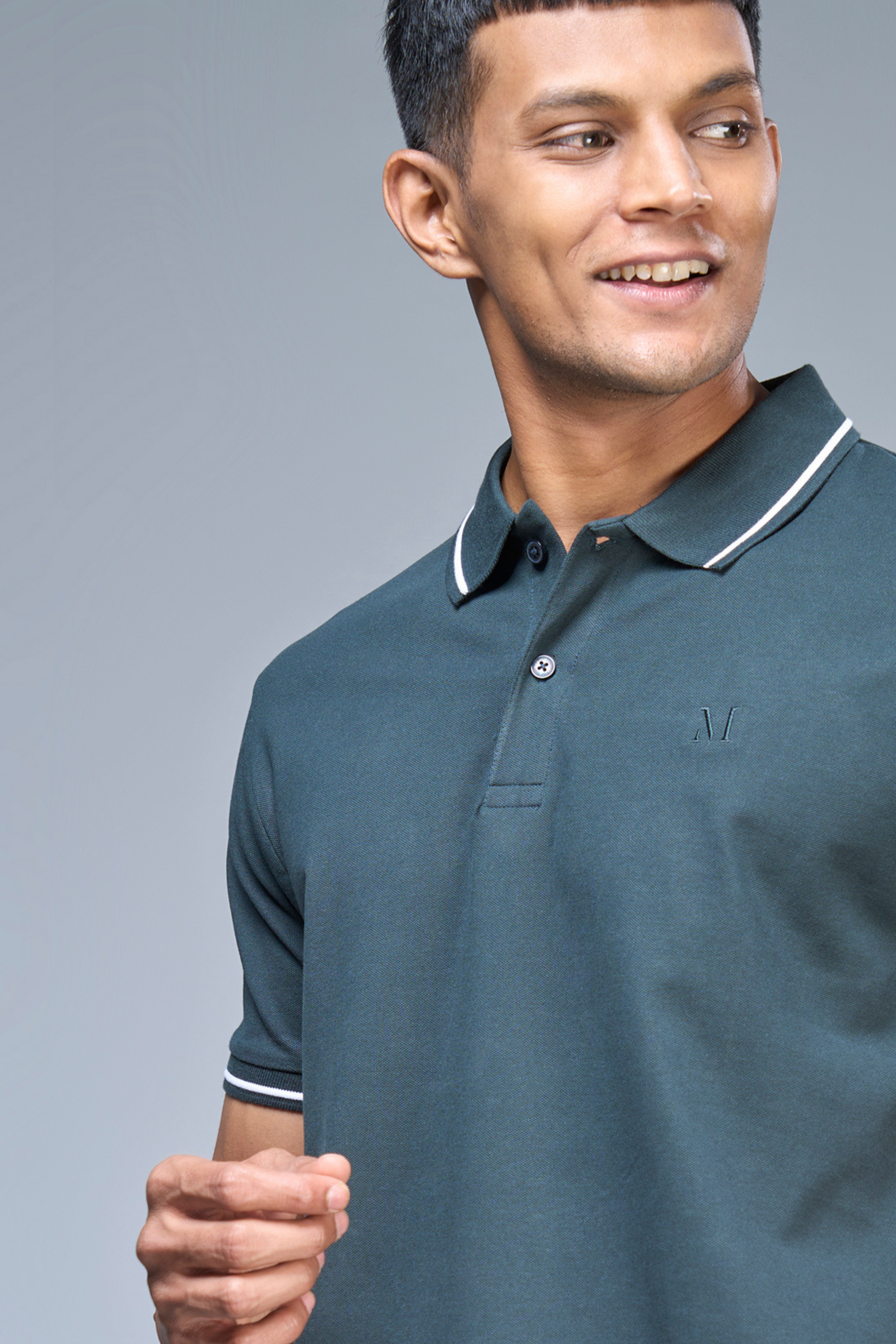 Identity Polo 2.0 - June Green Polo T-SHIRT Maxzone Clothing M  