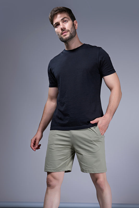 Olive Green - 365 Shorts With Side Zip Pocket