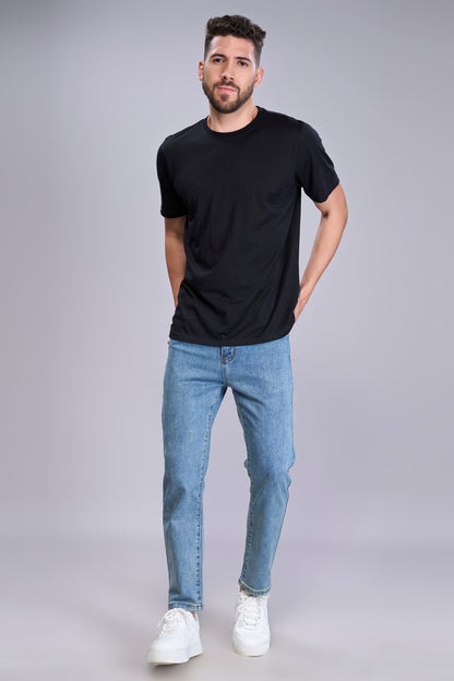 Den'o Blue Straight Fit Jeans