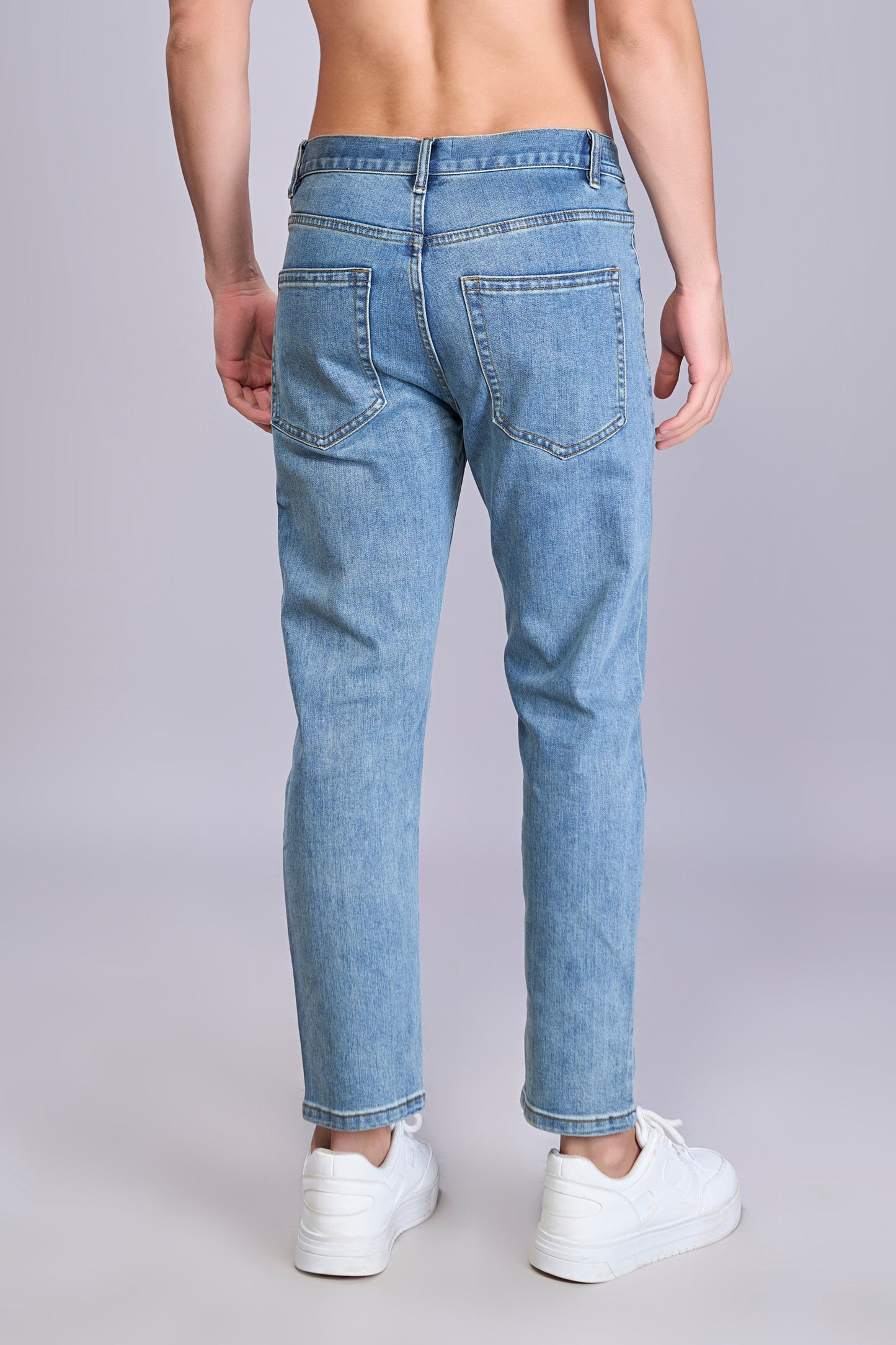Den'o Blue Straight Fit Jeans