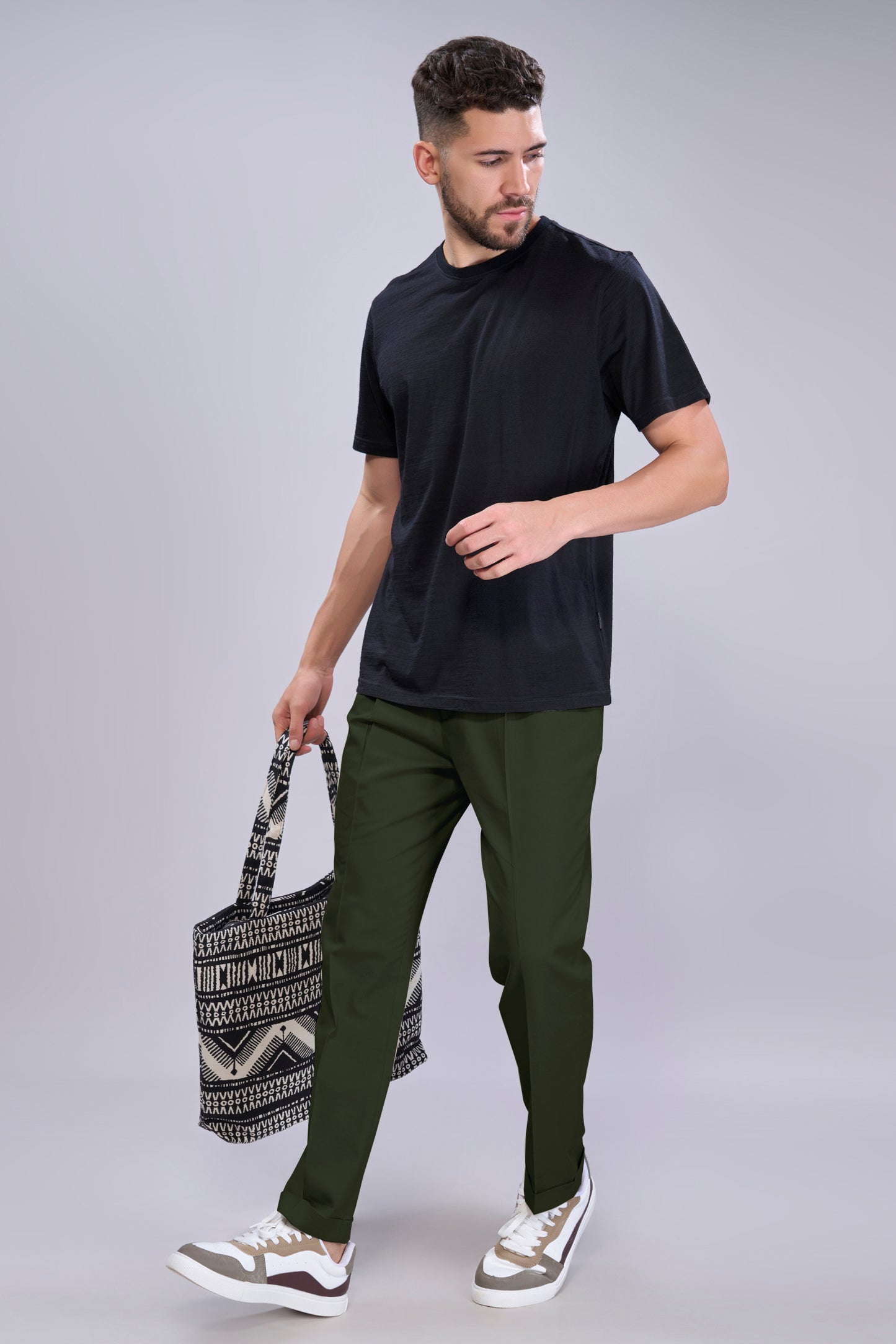 Deep Green Old Money Pants