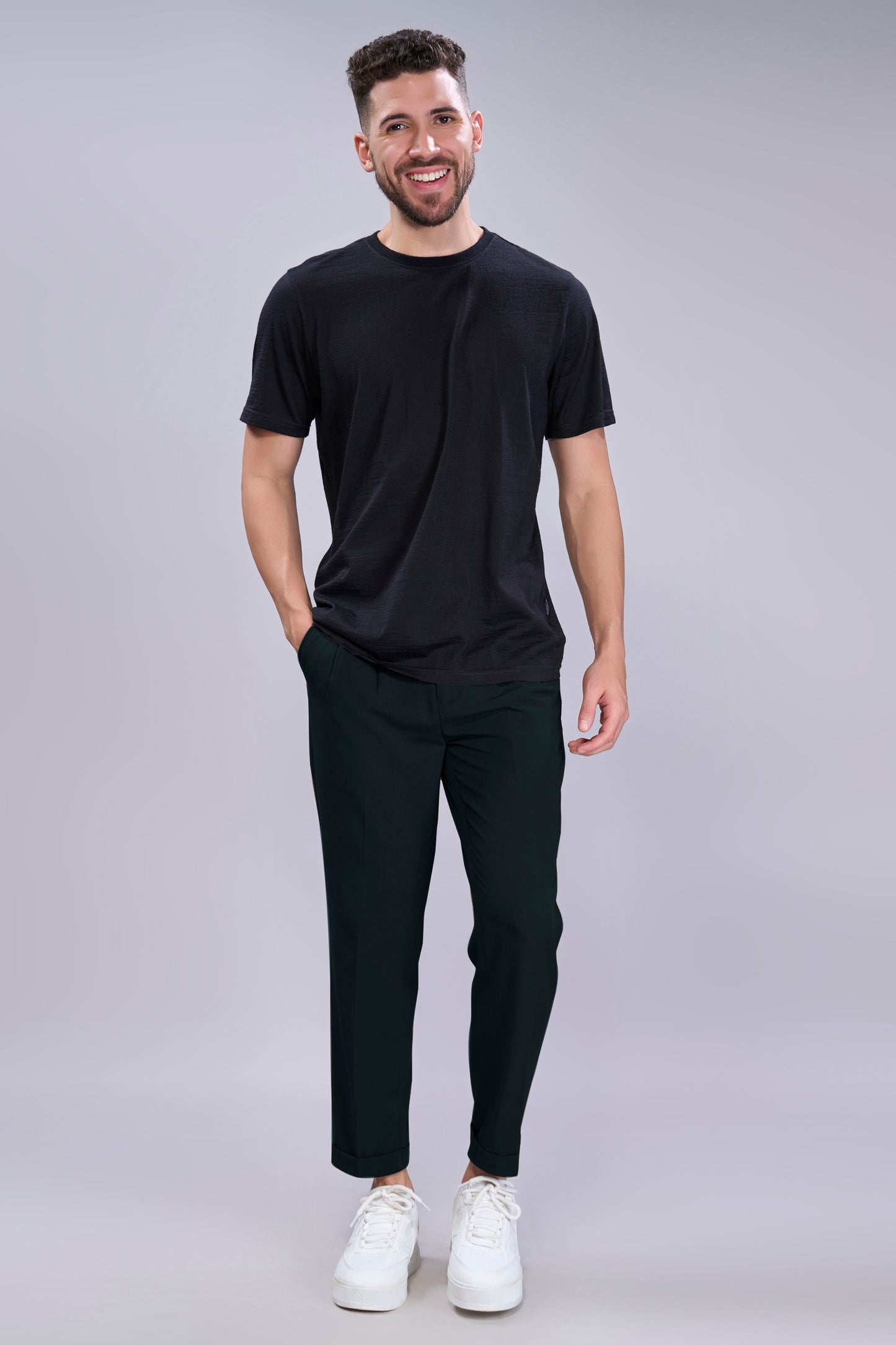 Navy Blue Old Money Pants