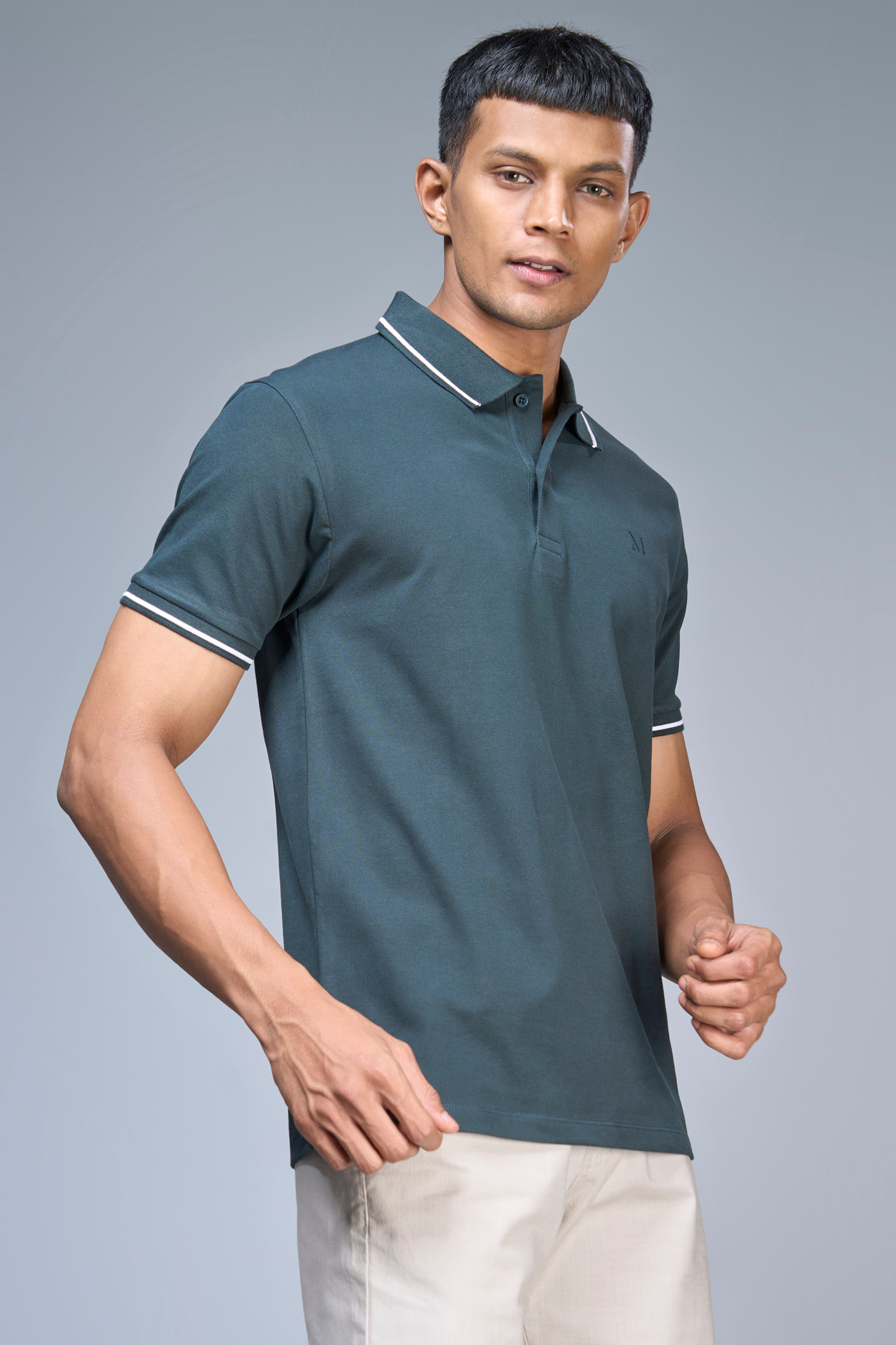 Identity Polo 2.0 - June Green Polo T-SHIRT Maxzone Clothing   