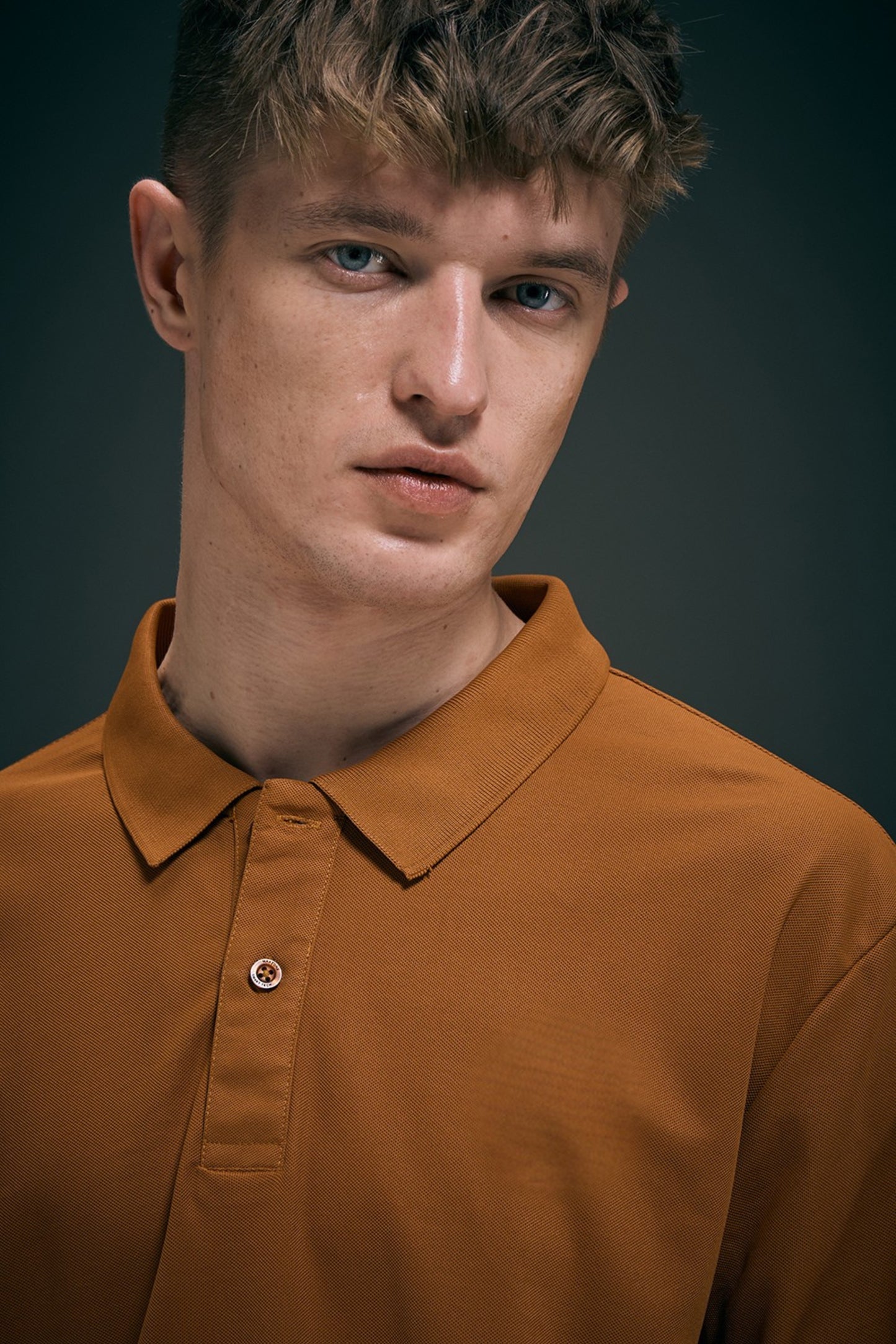 Caramel Full Sleeve Smart Tech Polo