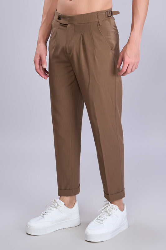 Brown Old Money Pants