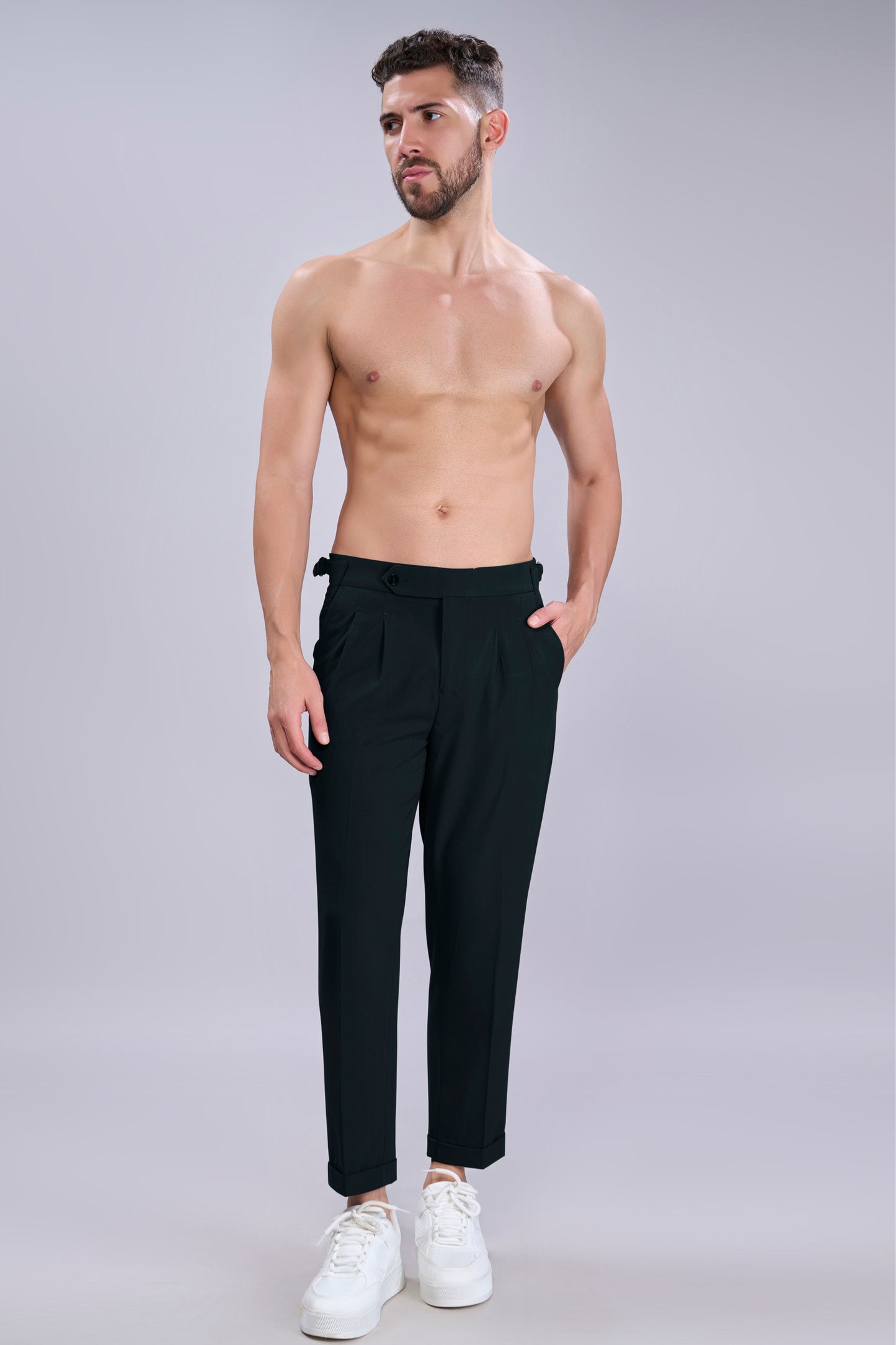 Navy Blue Old Money Pants
