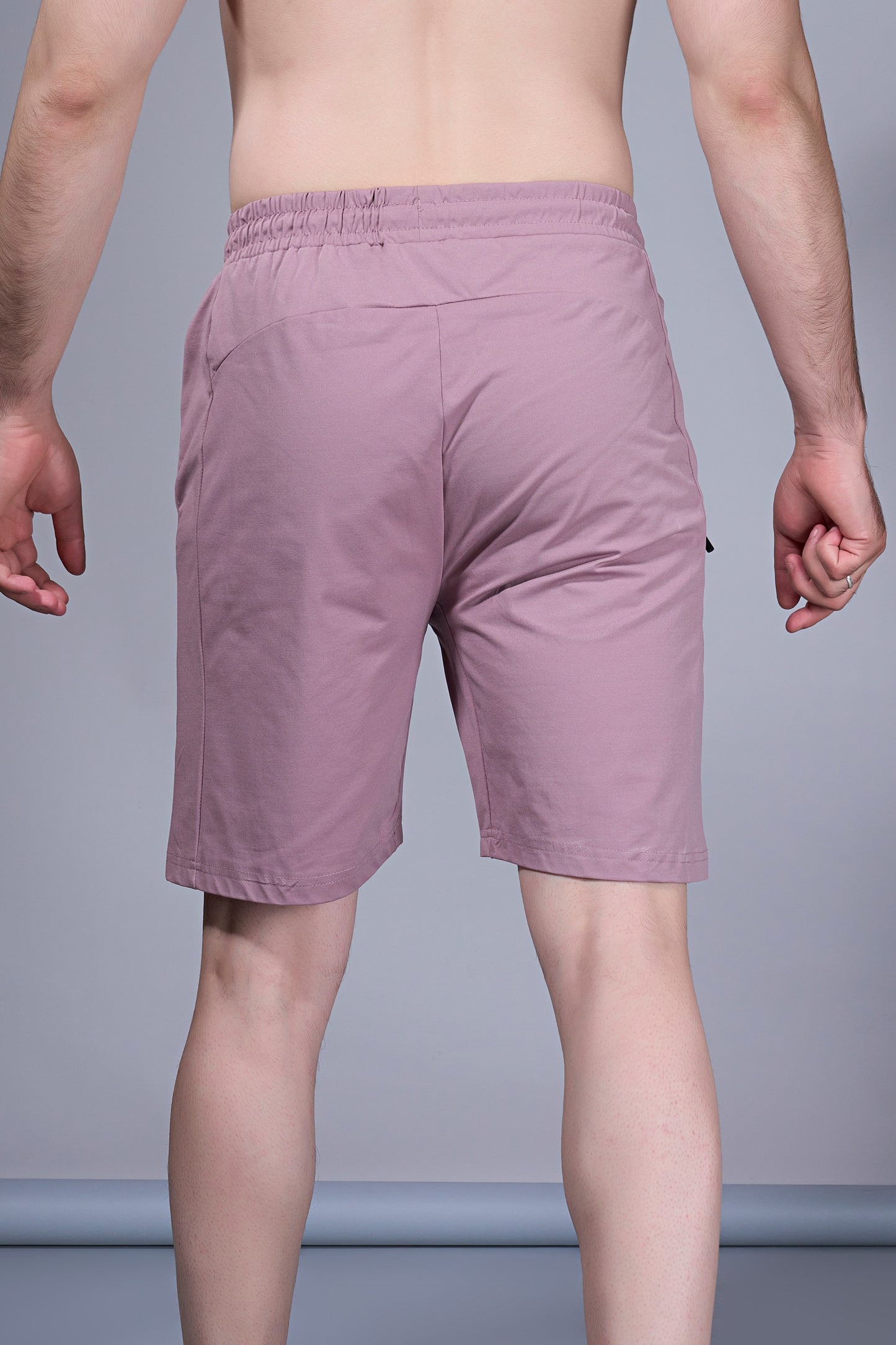 Mauve - 365 Shorts With Side Zip Pocket
