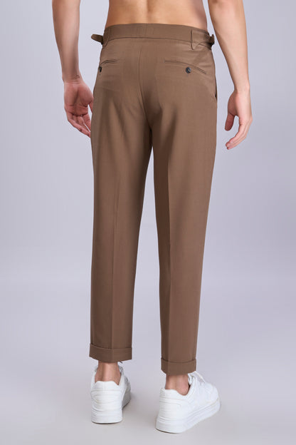 Brown Old Money Pants