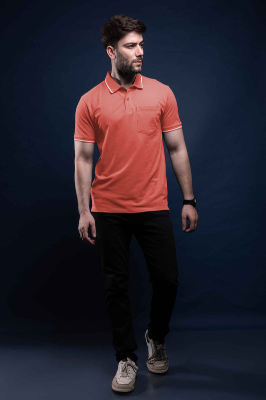 Carrot - Identity Pocket Polo