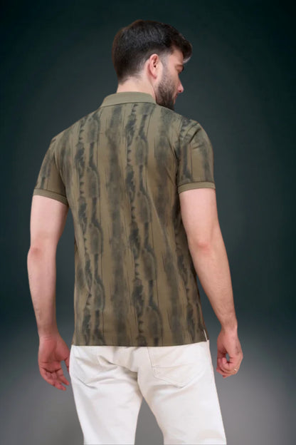 Olive Grove - Aurelis Aop Polo T-shirt