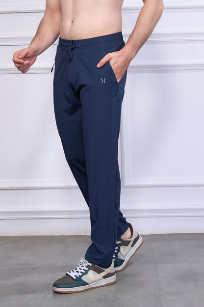 Drawstring Teal Navy 365 Track Pant